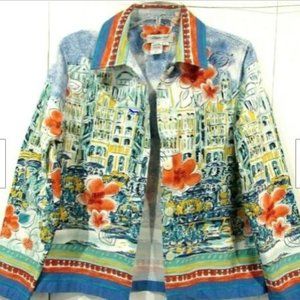 Women's S Button Down Shirt or Lightweight Jacket